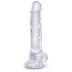 Фаллос King Cock Clear 8", Pipedream