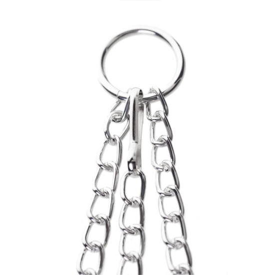 Кольцо с зажимами на соски ToyFa Metal